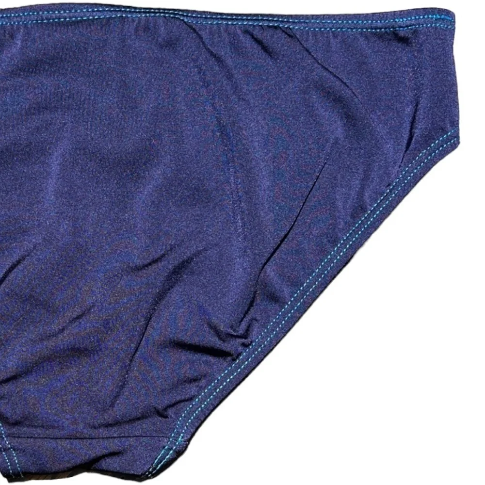 🌻Marc by Marc Jacobs Blue Fish Theme Bikini Bottoms Size Large